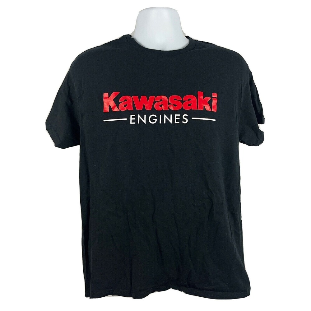 Kawasaki Engines‎ Motorcycle ATV Men's T-Shirt Size Large 4 Wheeler Off Road